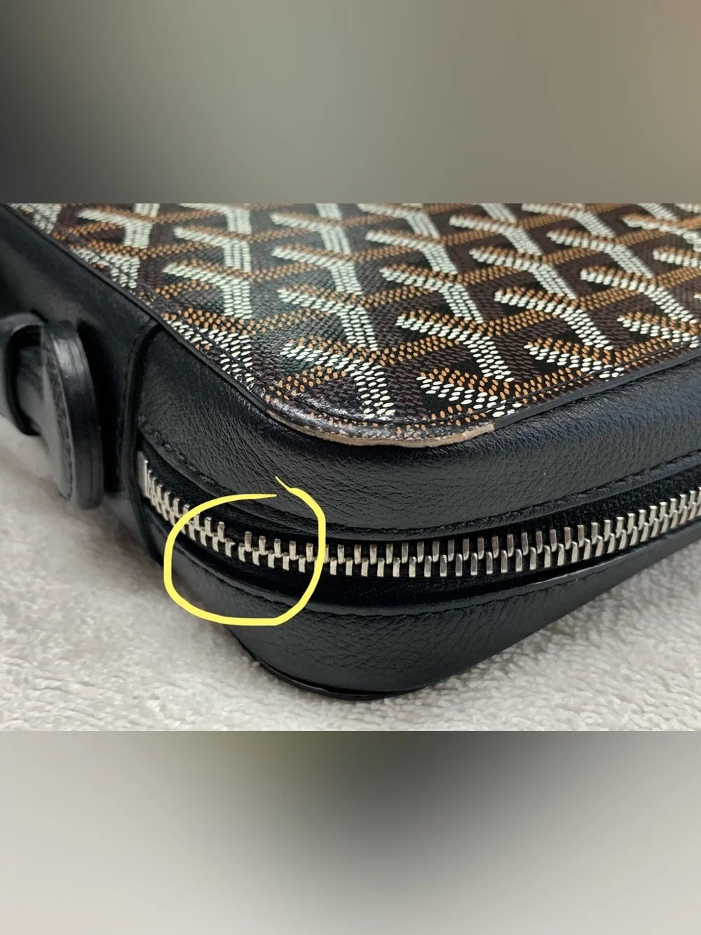 Goyard Goyardine Compagnon Universel A4 Black Briefcase Bag